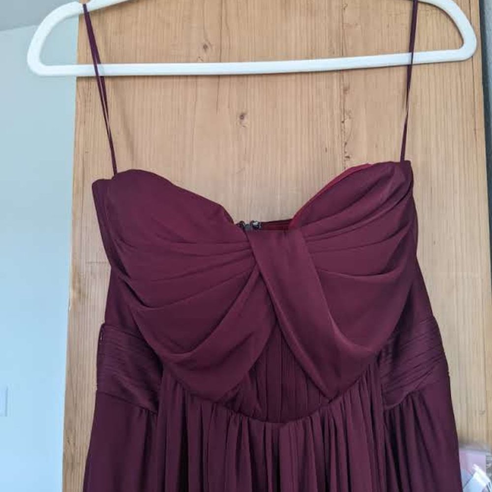 Birdy Grey Grace Convertible Bridesmaid Dress - Cabernet Size M